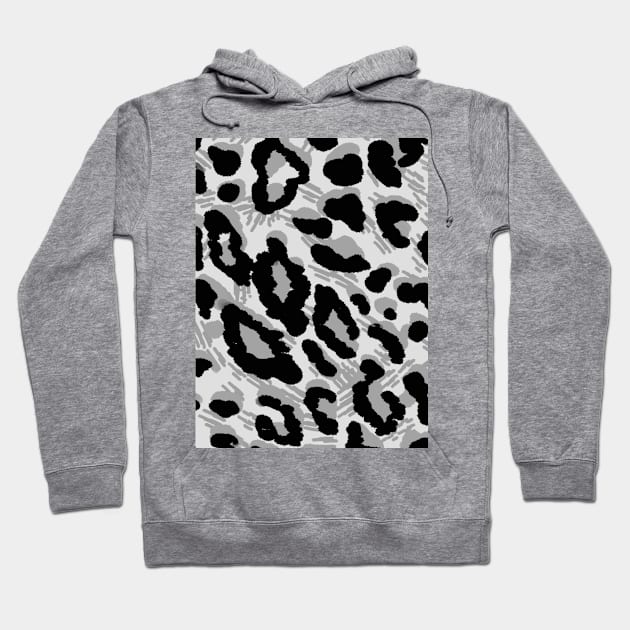 Leopard animal print pattern Hoodie by Spinkly